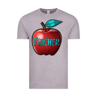 Vintage Zinc apple teacher Vintage Tee - BarkalooDesign