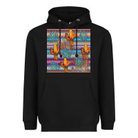 Black cactus gemstone seamless Heavyweight Hoodie - AdoDesignShop