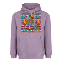 Lavender cactus gemstone seamless Heavyweight Hoodie - AdoDesignShop