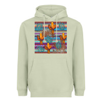 Matcha cactus gemstone seamless Heavyweight Hoodie - AdoDesignShop