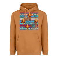 Meerkat cactus gemstone seamless Heavyweight Hoodie - AdoDesignShop