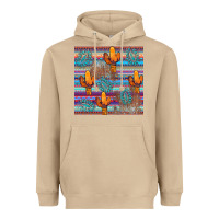 Mushroom cactus gemstone seamless Heavyweight Hoodie - AdoDesignShop