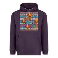 Plum cactus gemstone seamless Heavyweight Hoodie - AdoDesignShop
