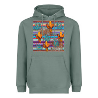Sage cactus gemstone seamless Heavyweight Hoodie - AdoDesignShop