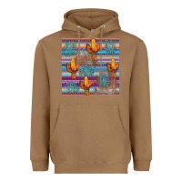 Toasted Coconut cactus gemstone seamless Heavyweight Hoodie - AdoDesignShop