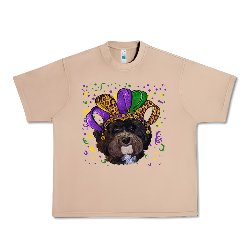 Mardi Gras Hat Havanese Dog Urban Heavy Tee by RanaPortraitStore | Teevron