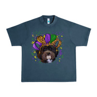 Midnight Navy mardi gras hat havanese dog Urban Heavy Tee - RanaPortraitStore