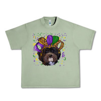 Oil Green mardi gras hat havanese dog Urban Heavy Tee - RanaPortraitStore