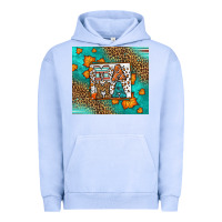 Pigment Grape Ice Fall Autumn Leopard Serape Mama Urban Hoodie - LillyAllenDesigns