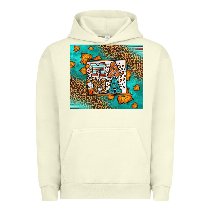 Fall Autumn Leopard Serape Mama Urban Hoodie by LillyAllenDesigns | Teevron