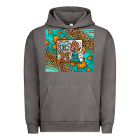 Pigment Tornado Fall Autumn Leopard Serape Mama Urban Hoodie - LillyAllenDesigns