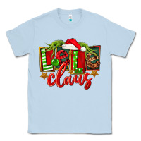 Dusty Blue christmas lele claus Classic Tee - FaDigitalArtStudio