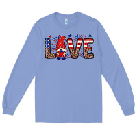 Colony Blue Love gnome Long Sleeve Tee - Neo Western
