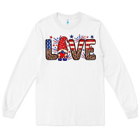White Love gnome Long Sleeve Tee - Neo Western