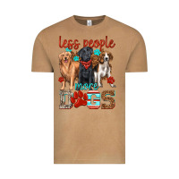 Vintage Camel less people more dogs Vintage Tee - texasbilliewilder