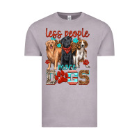 Vintage Zinc less people more dogs Vintage Tee - texasbilliewilder