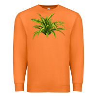 Carrot Lemon Lime Dracaena Leaf Premium Sweatshirt - LillyAllenDesigns