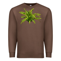 Chestnut Lemon Lime Dracaena Leaf Premium Sweatshirt - LillyAllenDesigns