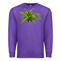 Purple Lemon Lime Dracaena Leaf Premium Sweatshirt - LillyAllenDesigns