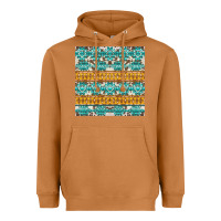 Meerkat aztec cowhide seamless Heavyweight Hoodie - AdoDesignShop