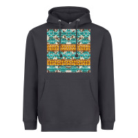 Smoke aztec cowhide seamless Heavyweight Hoodie - AdoDesignShop