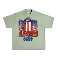 Oil Green Ameri can Urban Heavy Tee - texasbilliewilder