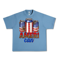 Pebble Blue Ameri can Urban Heavy Tee - texasbilliewilder
