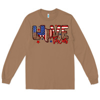 Toasted Coconut Love Texas Long Sleeve Tee - Neo Western