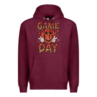 Burgundy game day Premium Hoodie - MaliasSmallBusiness