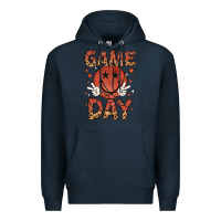 Navy game day Premium Hoodie - MaliasSmallBusiness