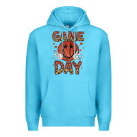 Ocean Blue game day Premium Hoodie - MaliasSmallBusiness