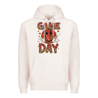 Pale Pink game day Premium Hoodie - MaliasSmallBusiness