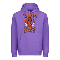 Purple game day Premium Hoodie - MaliasSmallBusiness