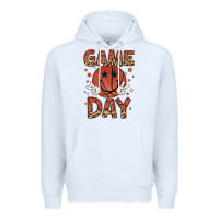 White game day Premium Hoodie - MaliasSmallBusiness