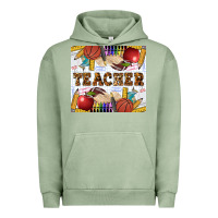 Pigment Oil Green Western Teacher Tumbler Urban Hoodie - LillyAllenDesigns