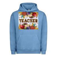 Pigment Pebble Blue Western Teacher Tumbler Urban Hoodie - LillyAllenDesigns