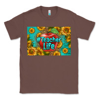 Chestnut teacher life skinny metal can holder Classic Tee - HRA Design Shop