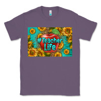 Lavender teacher life skinny metal can holder Classic Tee - HRA Design Shop