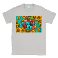 Moon Dust teacher life skinny metal can holder Classic Tee - HRA Design Shop