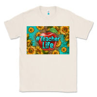 Natural teacher life skinny metal can holder Classic Tee - HRA Design Shop