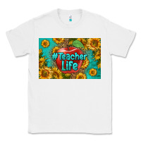 White teacher life skinny metal can holder Classic Tee - HRA Design Shop