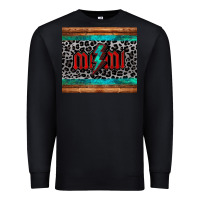 Black leopard lightning bolt mimi mother's day Premium Sweatshirt - Jasminsmagicworld