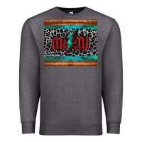 Charcoal Heather leopard lightning bolt mimi mother's day Premium Sweatshirt - Jasminsmagicworld