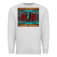 Dove Grey leopard lightning bolt mimi mother's day Premium Sweatshirt - Jasminsmagicworld