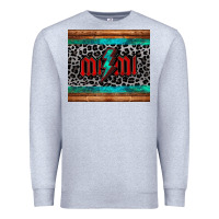 Heather Grey leopard lightning bolt mimi mother's day Premium Sweatshirt - Jasminsmagicworld