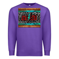 Purple leopard lightning bolt mimi mother's day Premium Sweatshirt - Jasminsmagicworld