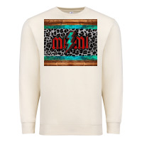 Sandshell leopard lightning bolt mimi mother's day Premium Sweatshirt - Jasminsmagicworld
