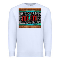 White leopard lightning bolt mimi mother's day Premium Sweatshirt - Jasminsmagicworld