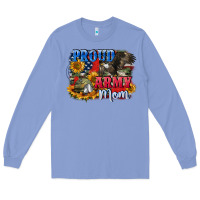 Colony Blue Proud army mom 4th of july Long Sleeve Tee - CowGirlArtShop