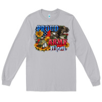 Moon Dust Proud army mom 4th of july Long Sleeve Tee - CowGirlArtShop